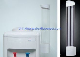 Dispensador montado tornillo de la taza de papel, soporte de vaso plástico para el dispensador del agua