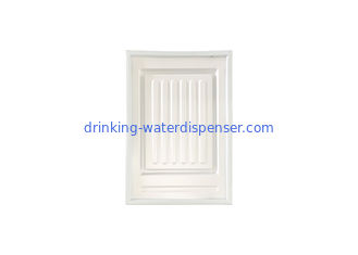 Baje la puerta de gabinete con el sello usado para el reemplazo blanco del dispensador del agua 16L